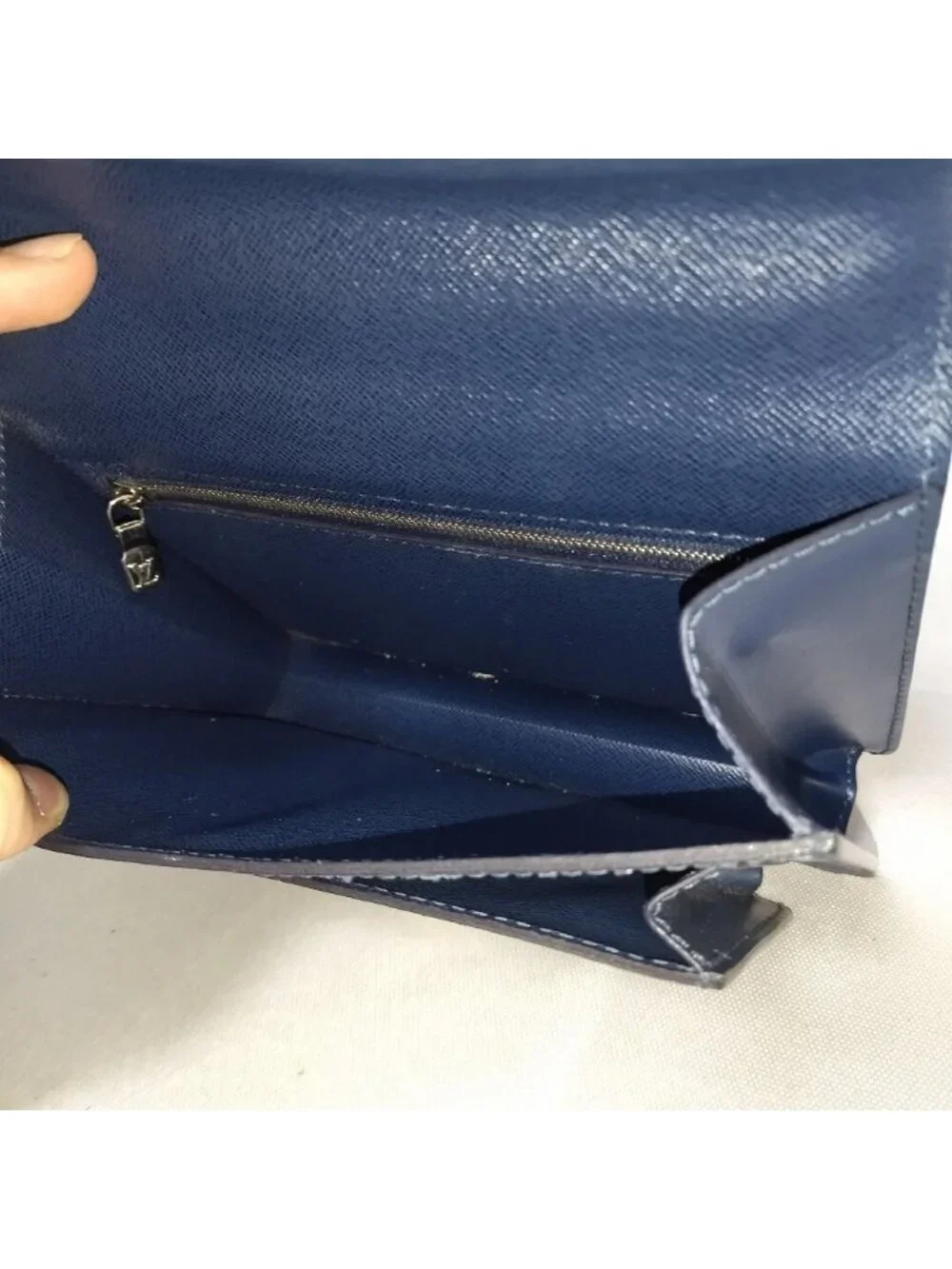 Louis Vuitton Monceau BB Epi Indigo Blue 2-Way Shoulder Bag